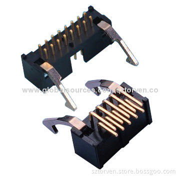 Box Headers with Latches, 2.54mm Pitch, 6 to 64 Pins, SMT and DIP Types
